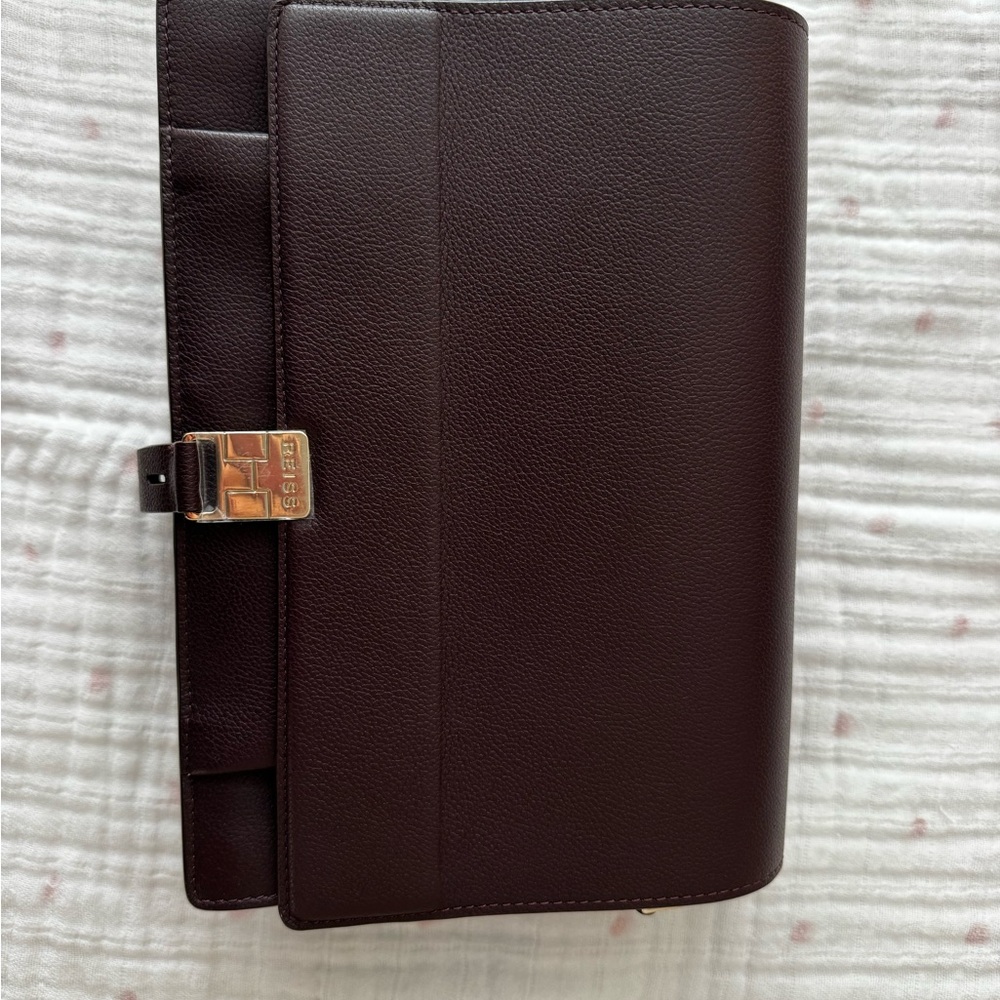 Reiss Dark Brown  (burgundy) Leather Shoulder Bag New